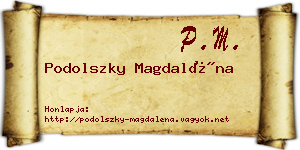 Podolszky Magdaléna névjegykártya